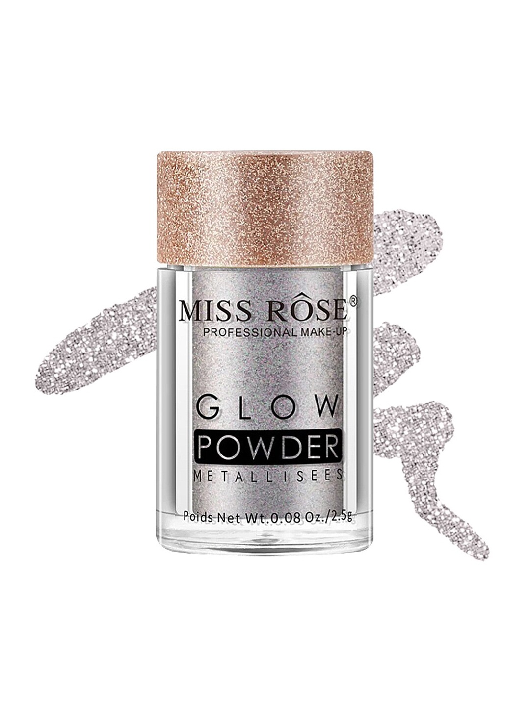 

MISS ROSE Metalic Pigment Eyeshadow Glow Powder 7001-010M4, Metallic