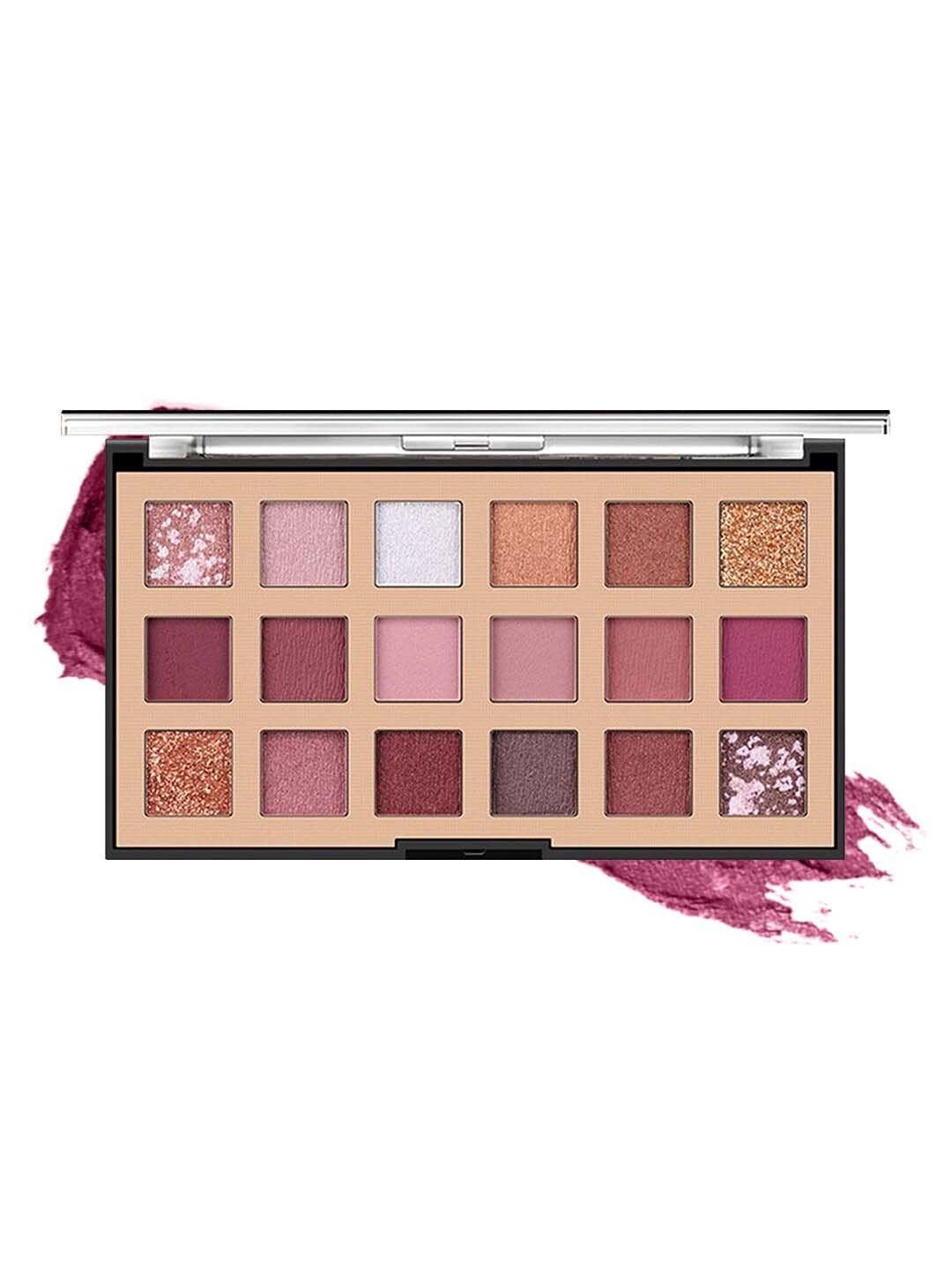 

MISS ROSE 18 Color Matte & Glitter Nude Eyeshadow Palette 7001-437 M02, Multi