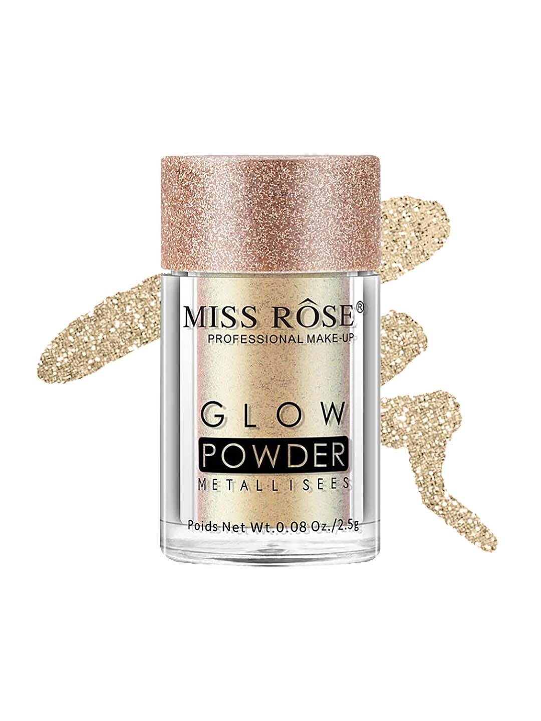 

MISS ROSE Women Pigment Eyeshadow Glow Powder Metalises 7001-010M1, Multi