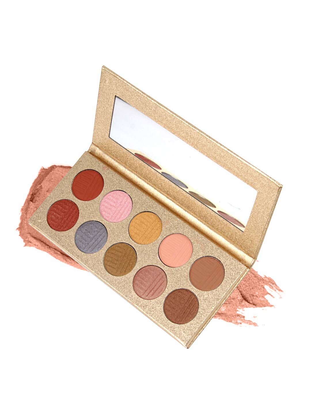 

MISS ROSE 10 Color High Pigmented Shimmer Eyeshadow 7001-490Z1, Maroon