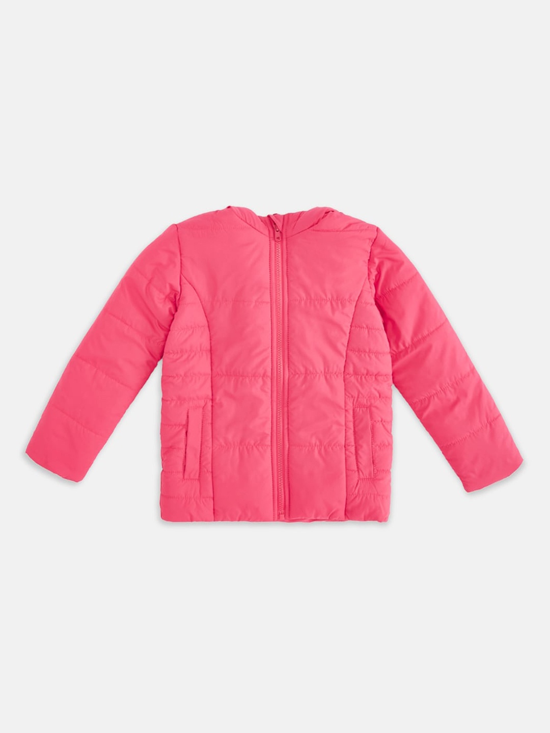

Pantaloons Junior Girls Fuchsia Puffer Jacket