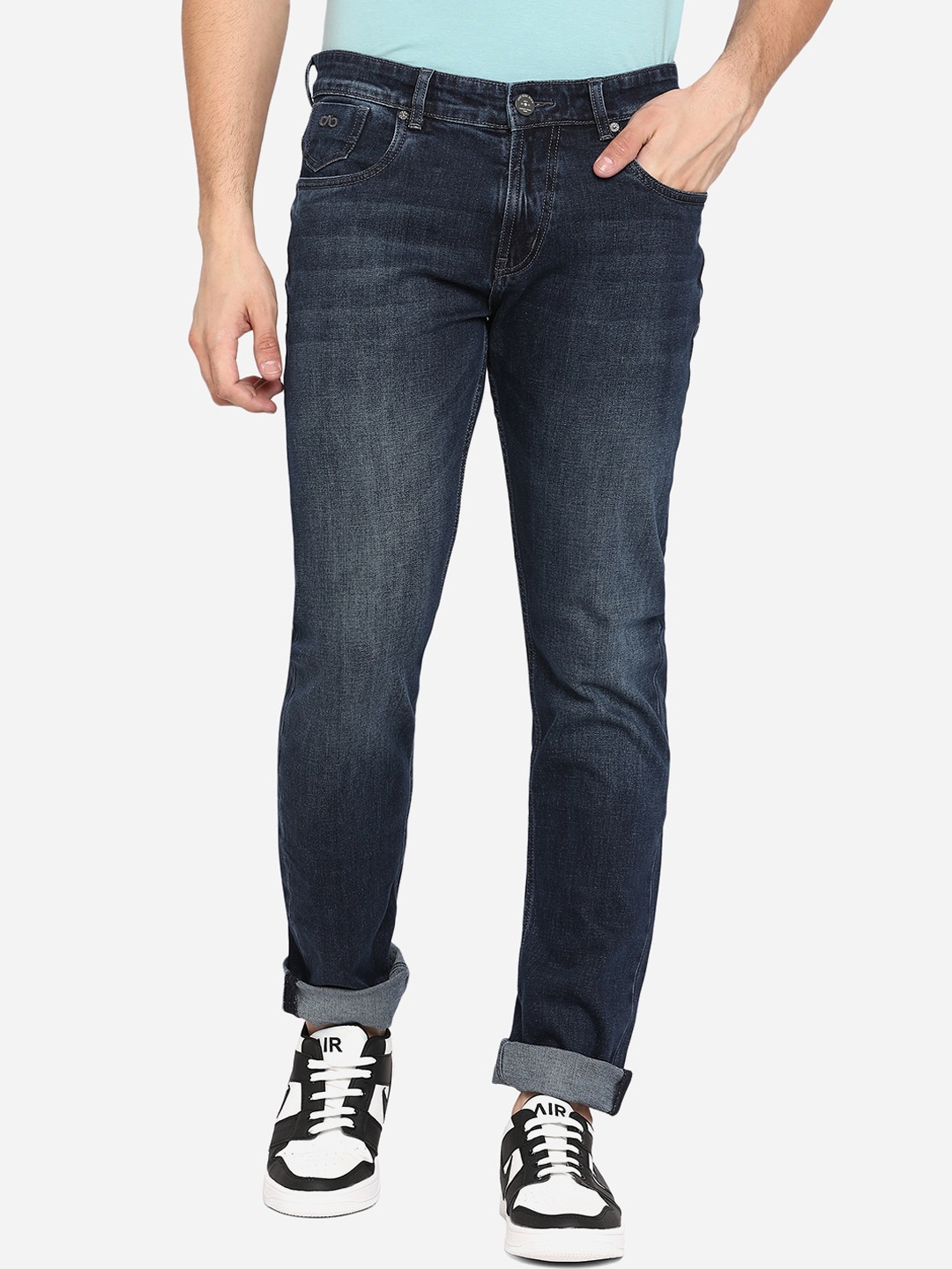 

JADE BLUE Men Blue Slim Fit Light Fade Stretchable Jeans