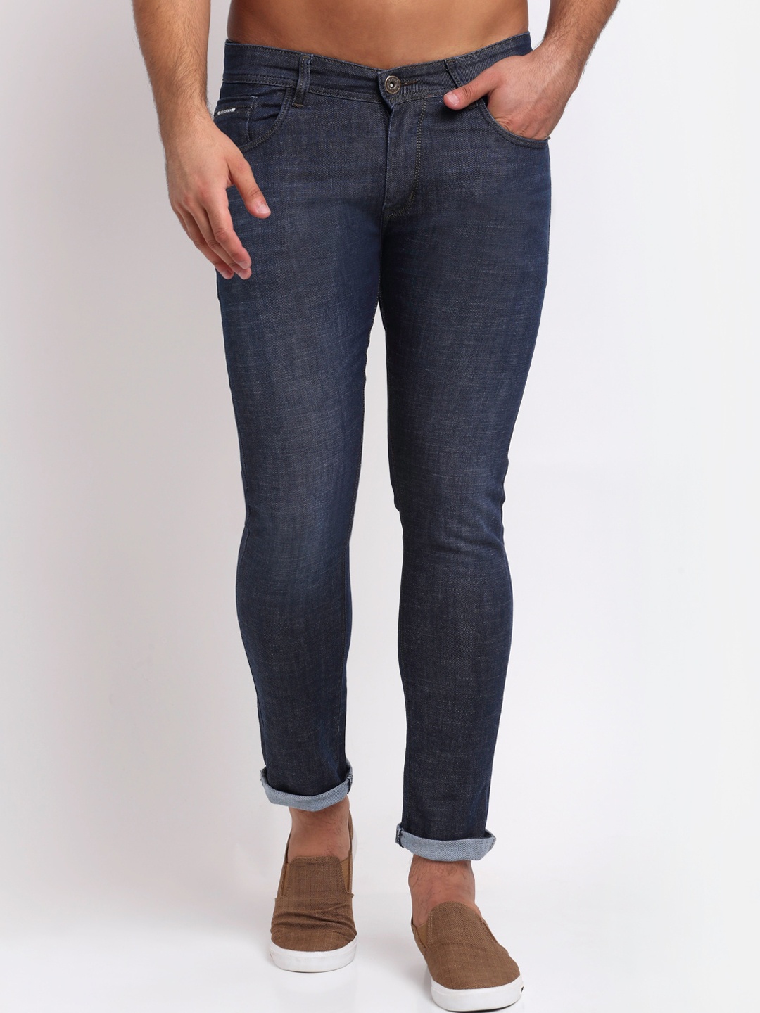 

Rodamo Men Blue Slim Fit Light Fade Stretchable Jeans