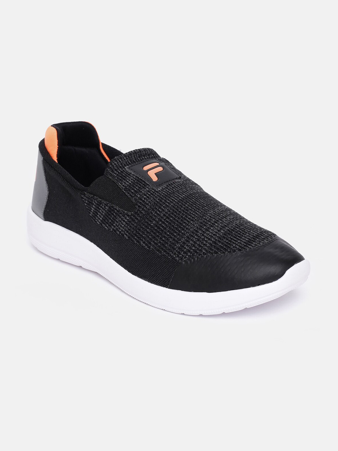 

FILA Men Black Mesh Running Shoes