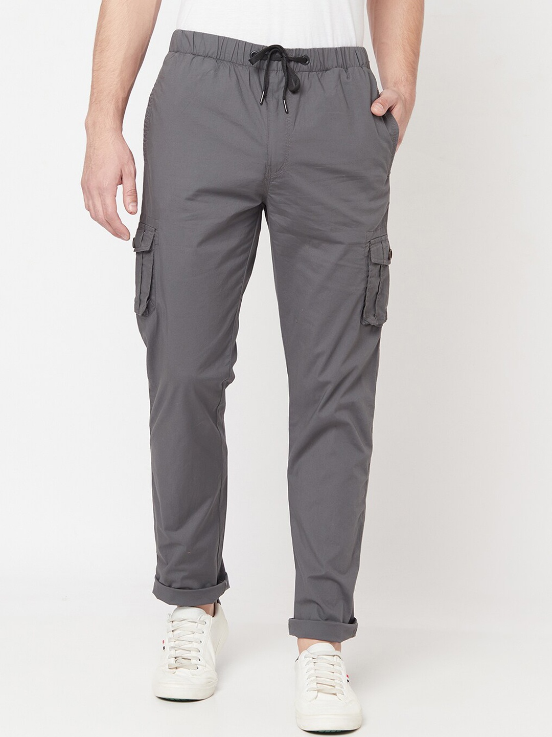 

Octave Men Grey Solid TrackPant