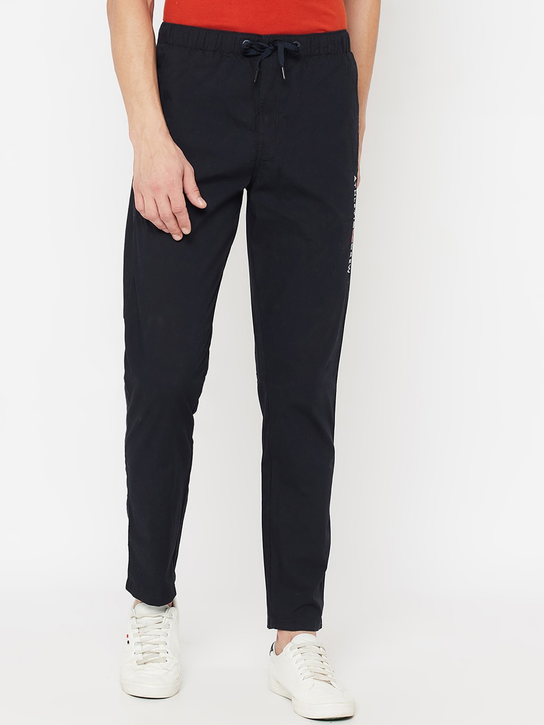 

Octave Men Navy Blue Cotton Regular Fit Track Pants