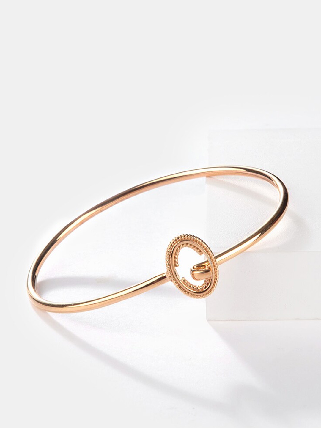 

SHAYA 14KT Gold-Plated Heck Yes Bangle