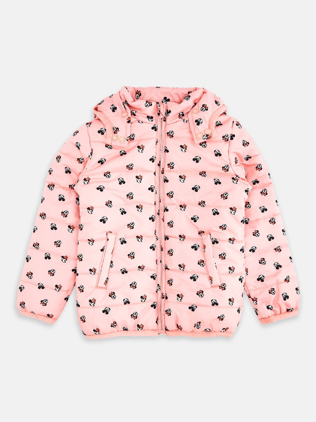 

Pantaloons Junior Girls Pink Padded Jacket