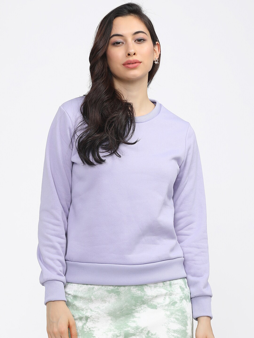 

Tokyo Talkies Women Purple Sweatshirt