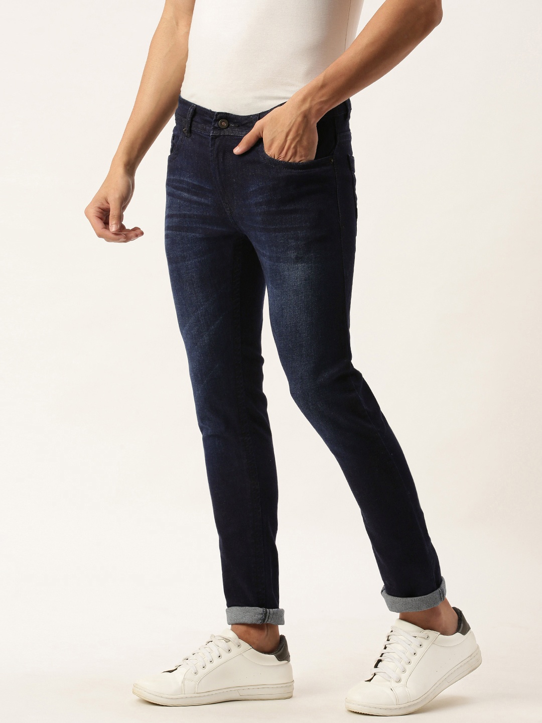 

PETER ENGLAND UNIVERSITY Men Blue Super Skinny Fit Light Fade Stretchable Jeans