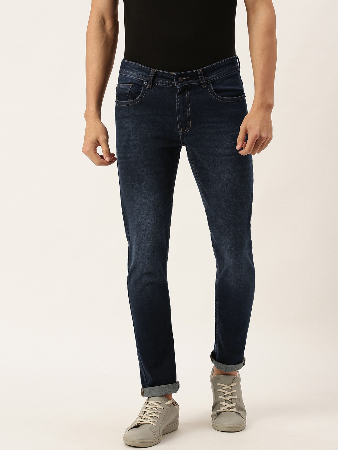 

Peter England Casuals Men Blue Slim Fit Light Fade Stretchable Jeans