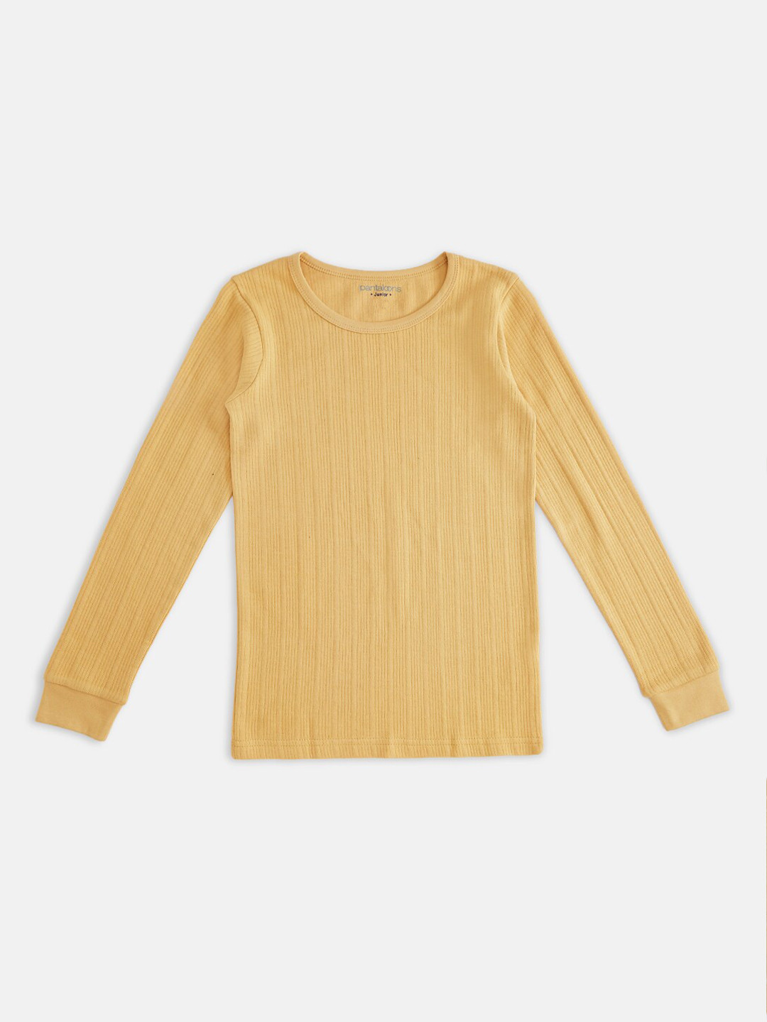 

Pantaloons Junior Girls Beige Solid Wool Thermal Top