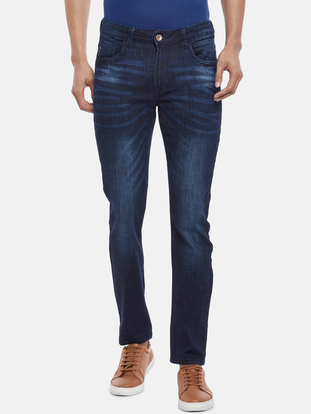 

SF JEANS by Pantaloons Men Blue Slim Fit Light Fade Jeans