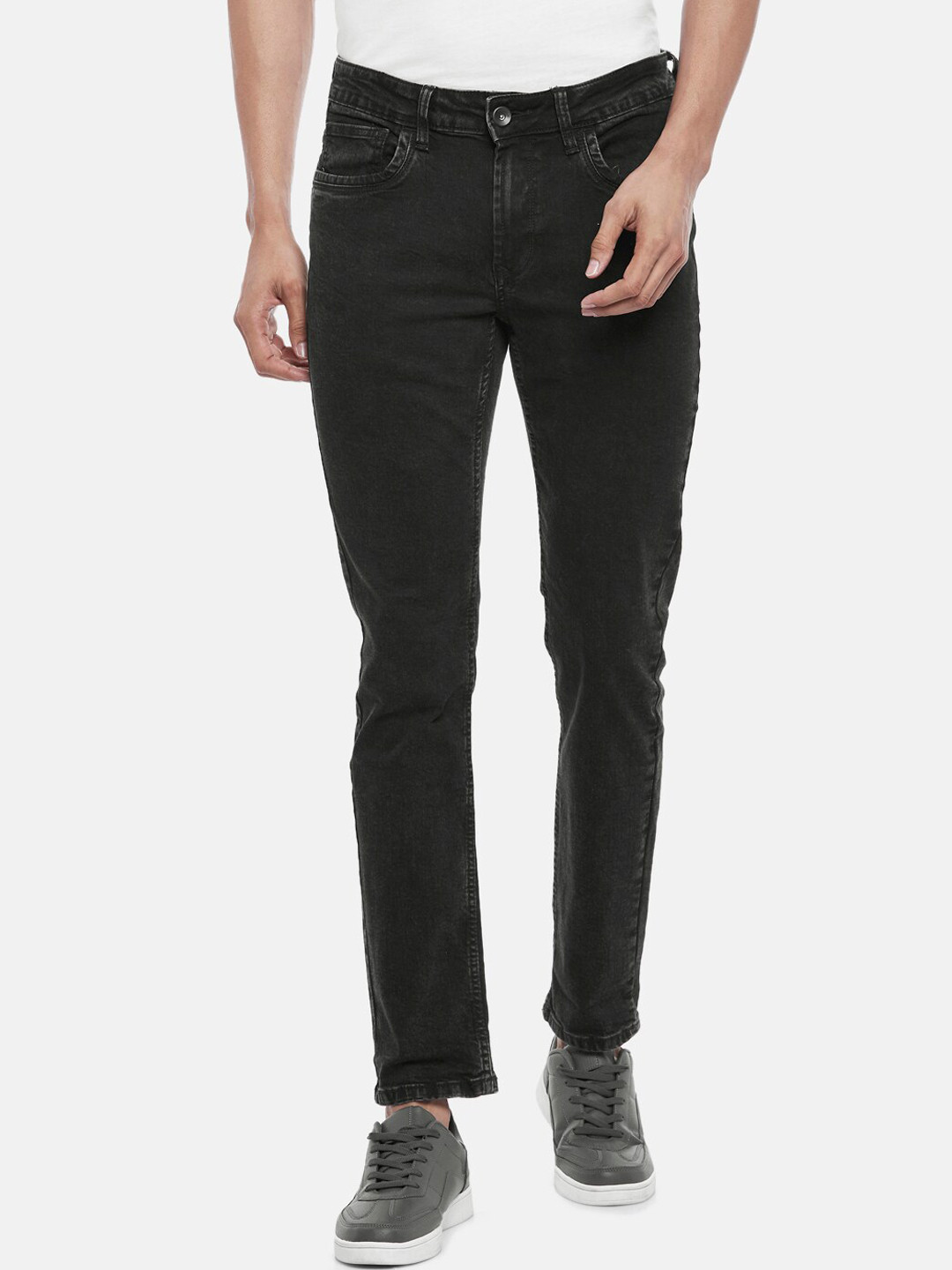 

SF JEANS by Pantaloons Men Black Slim Fit Jeans