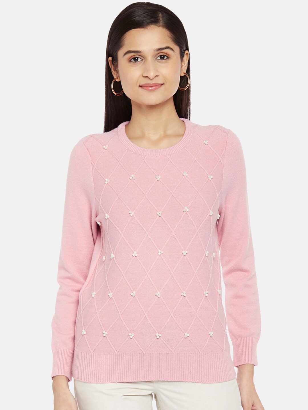 

Honey by Pantaloons Women Pink Pullover