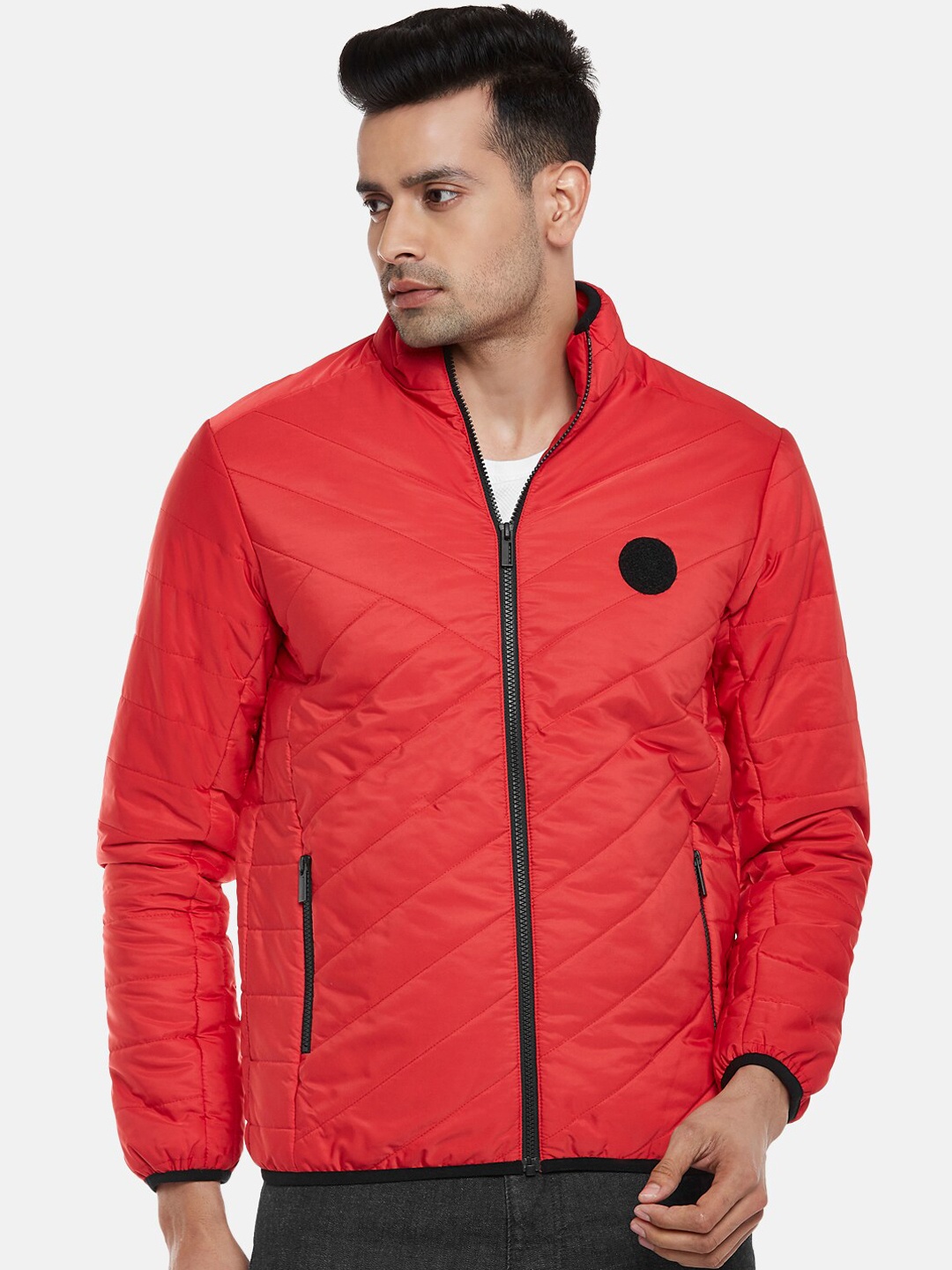 

People Men Red Padded Jacket