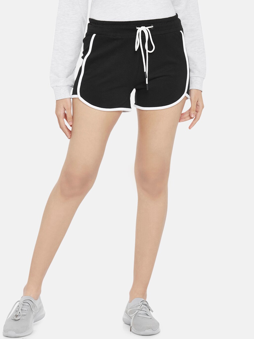 

Ajile by Pantaloons Women Black Sports Shorts