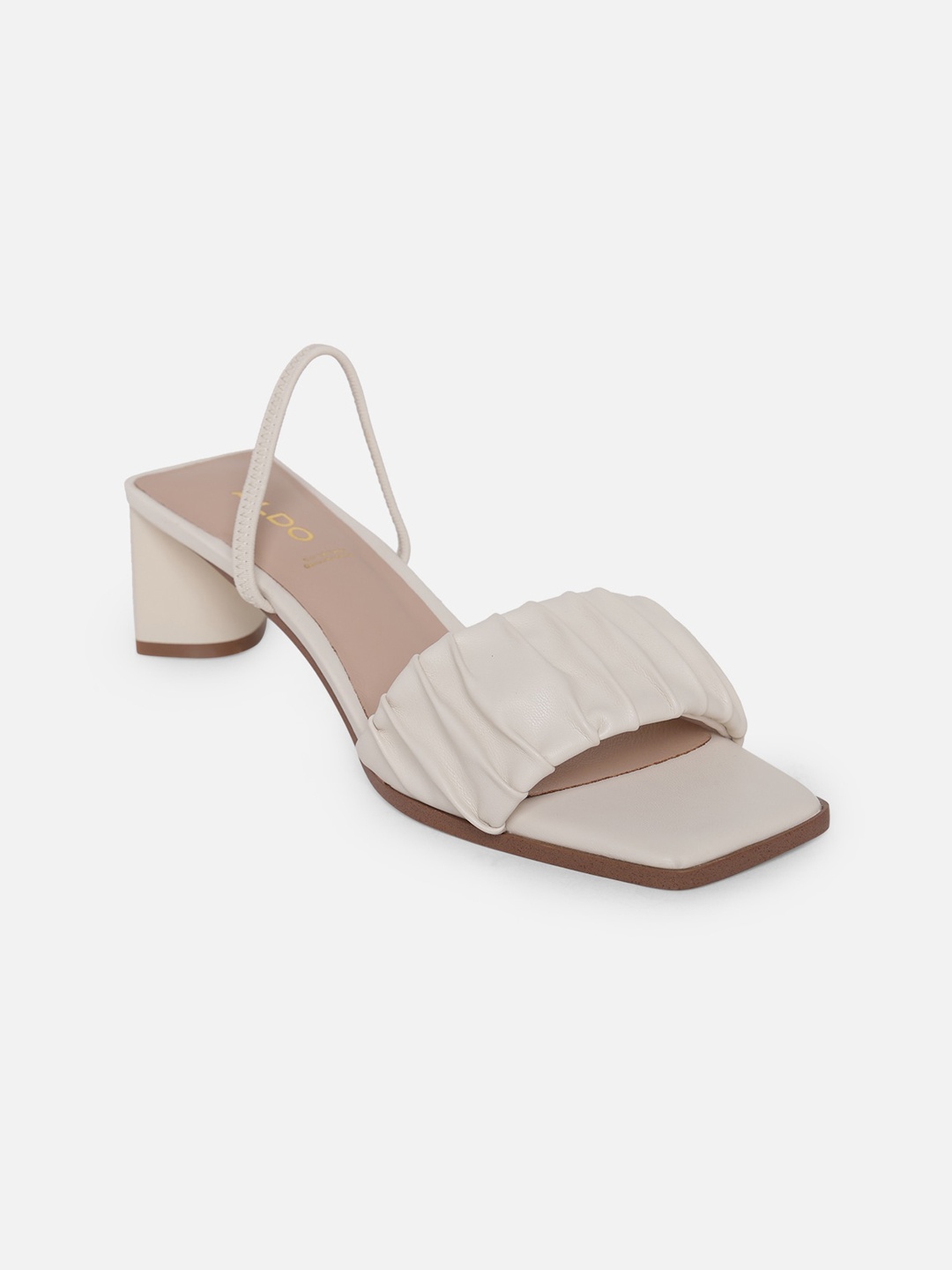 

ALDO White Block Sandals