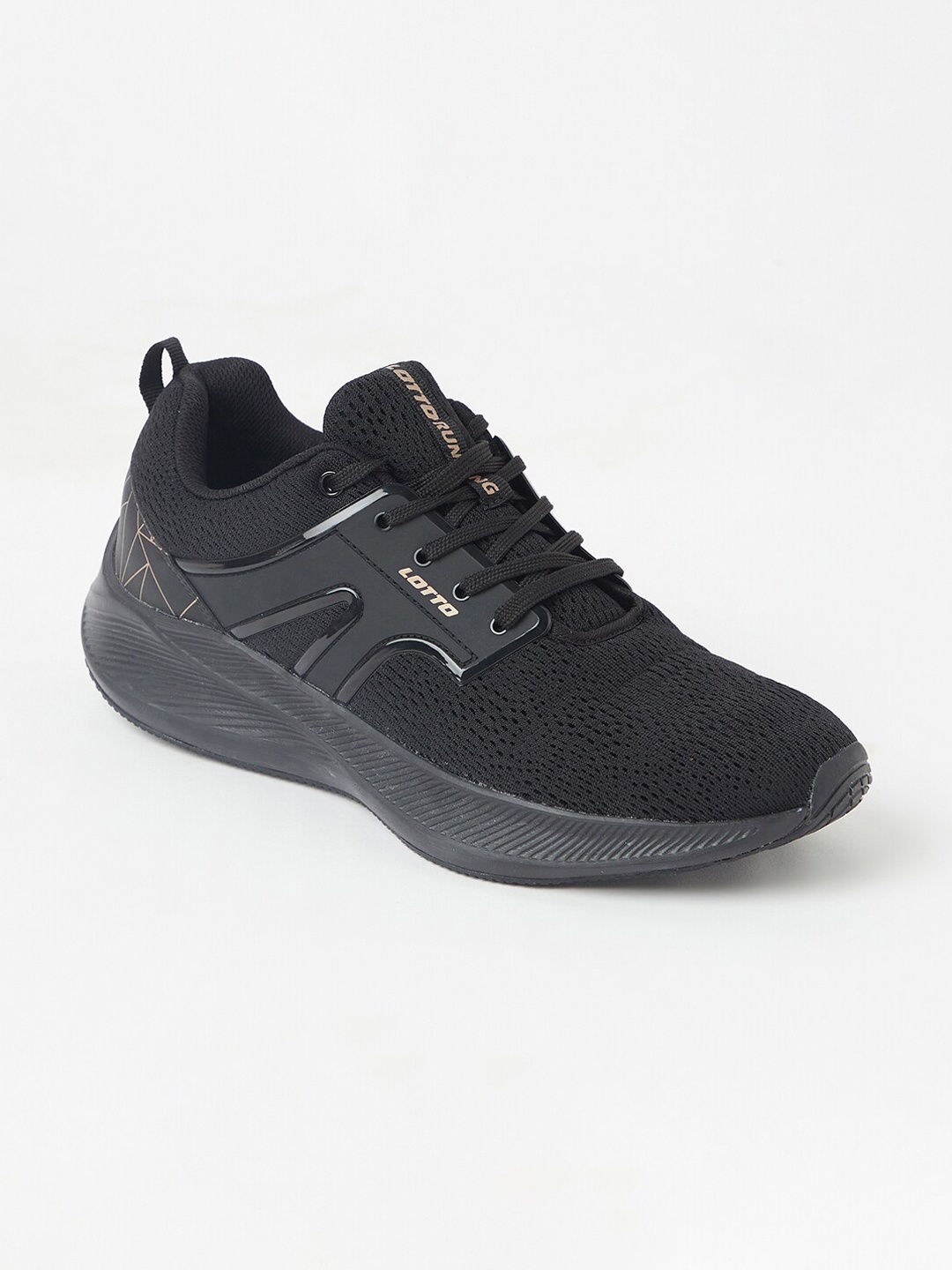 

Lotto Men Black Mesh Running Shoes