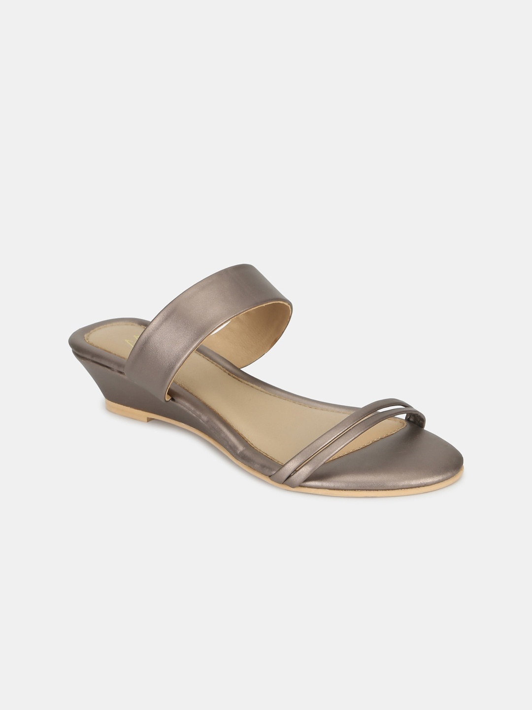 

W Grey Solid Wedges