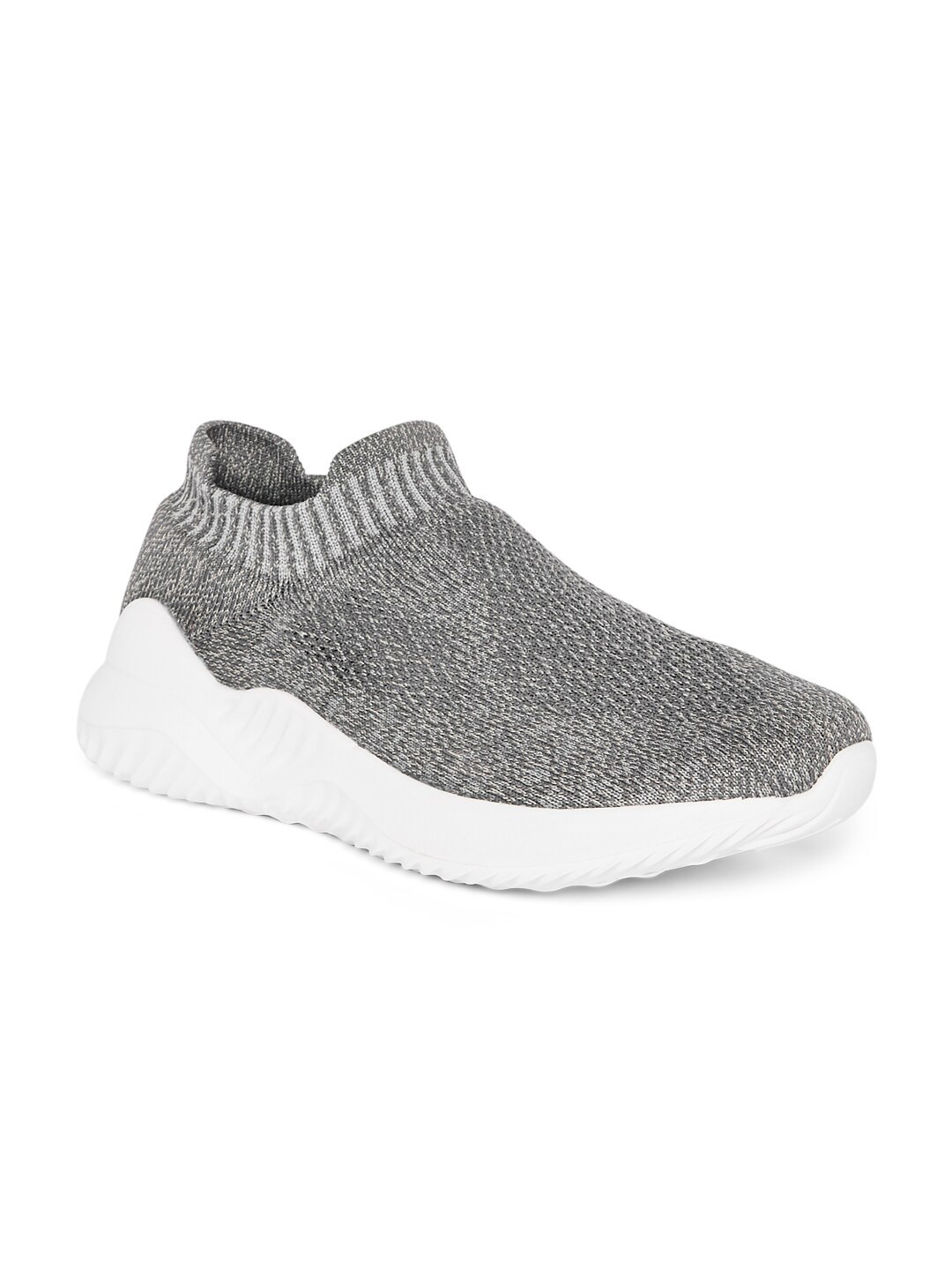 

Ajile by Pantaloons Men Grey Textile Running Non-Marking Shoes