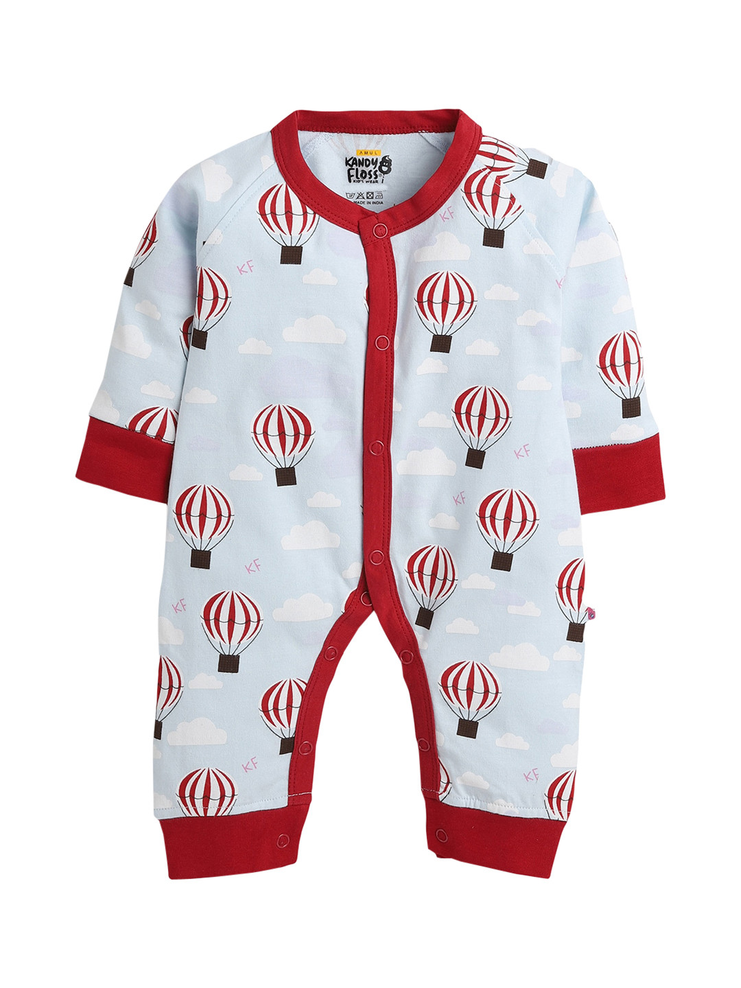 

AMUL Kandyfloss Unisex Blue Winter Rompers
