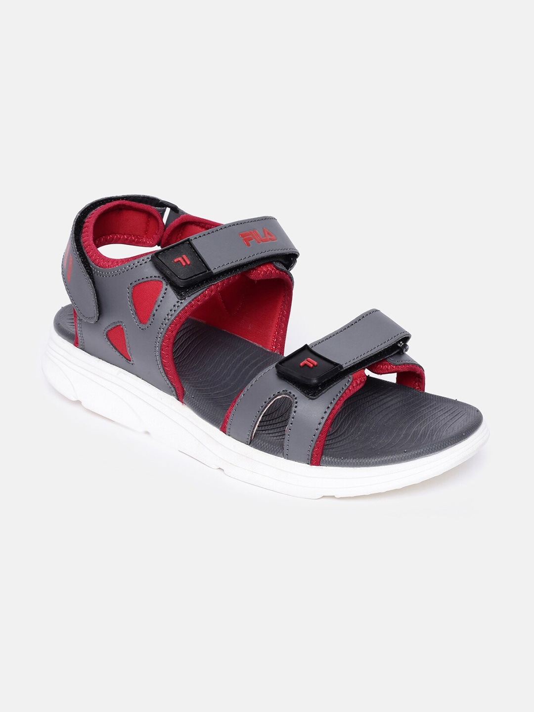 

FILA Men Grey & Red Comfort Sandals