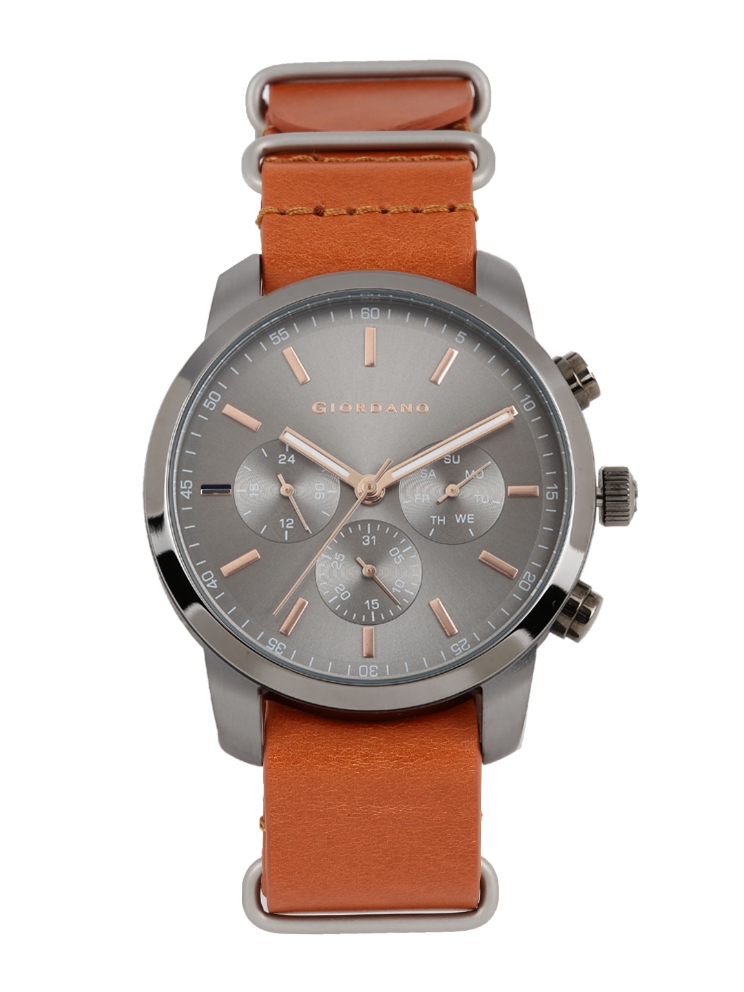 

GIORDANO Men Grey Dial Multifunction Watch 1772-00