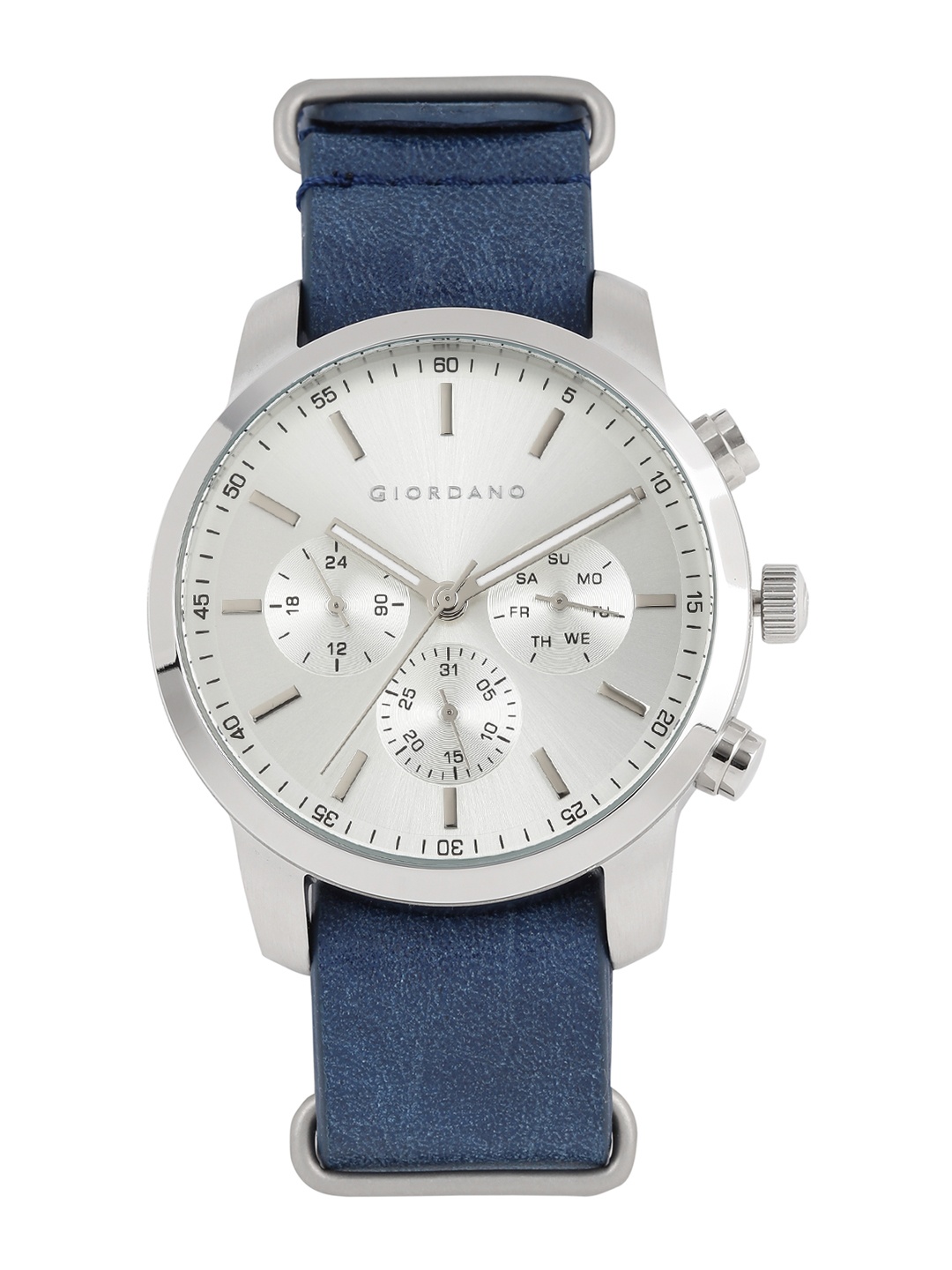 

GIORDANO Men Silver-Toned Dial Multifunction Watch 1772-02
