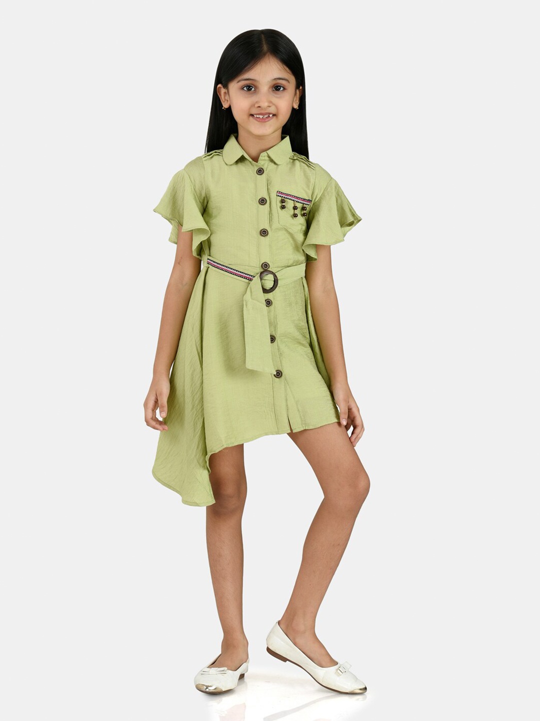 

Peppermint Green Shirt Dress