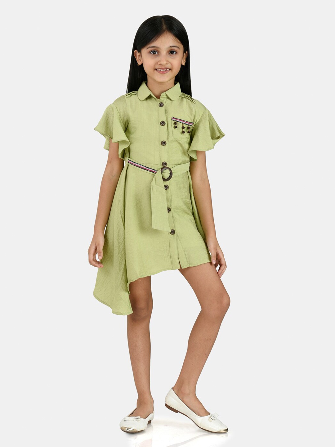 

Peppermint Green Shirt Dress