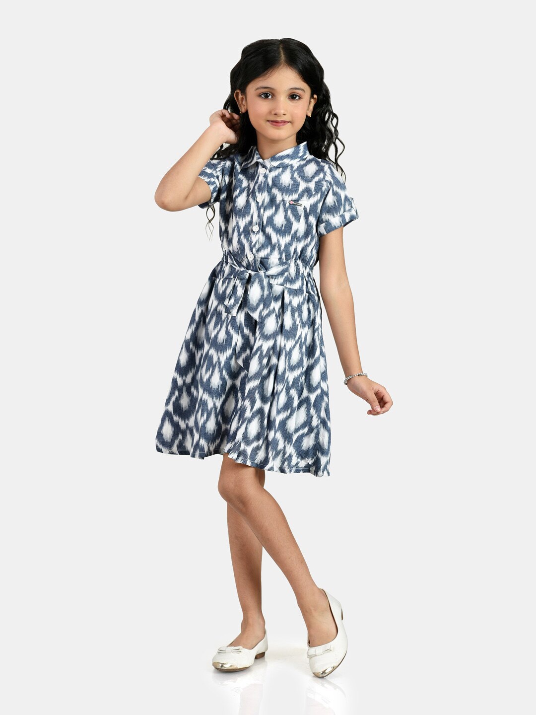 

Peppermint Blue Crepe Dress