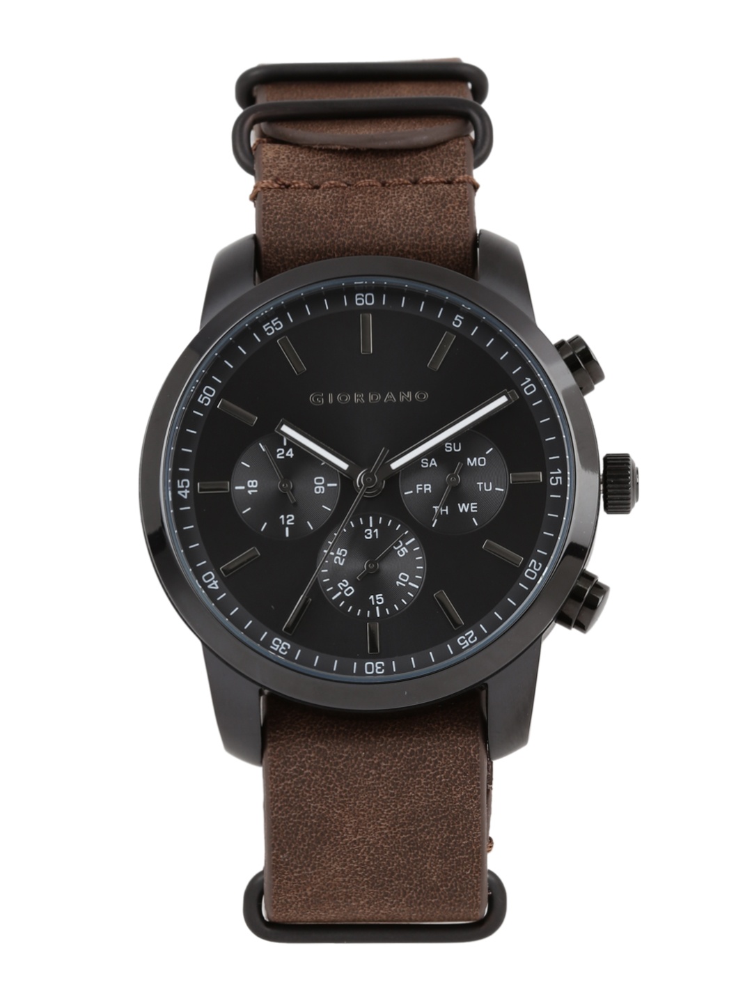 

GIORDANO Men Black Dial Multifunction Watch 1772-05