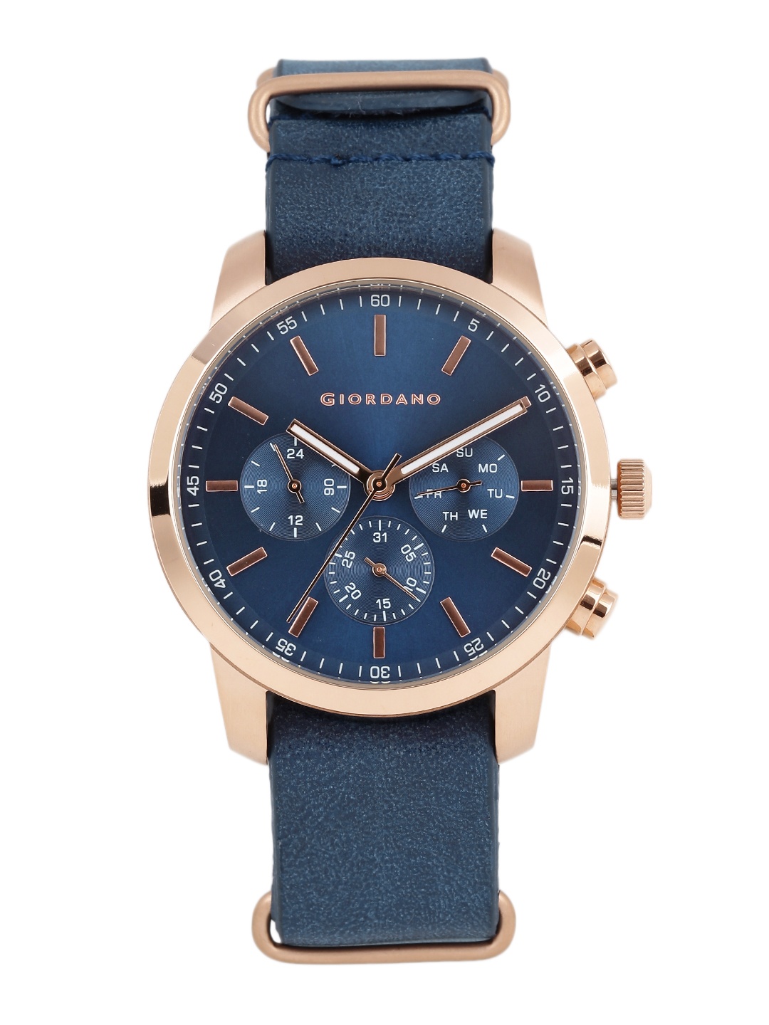 

GIORDANO Men Navy Analogue Watch 1772-09, Navy blue