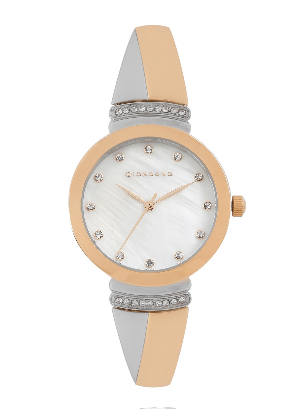 

GIORDANO Women Pearly White Analogue Watch 2774-22