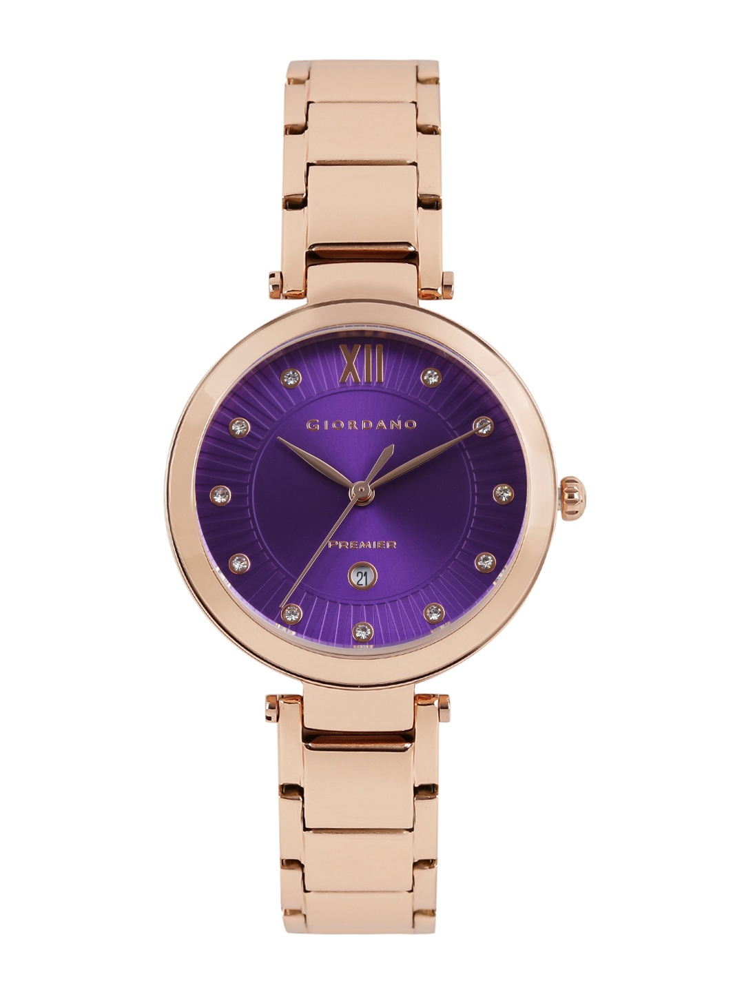 

GIORDANO Premier Women Purple Analogue Watch P2056-77