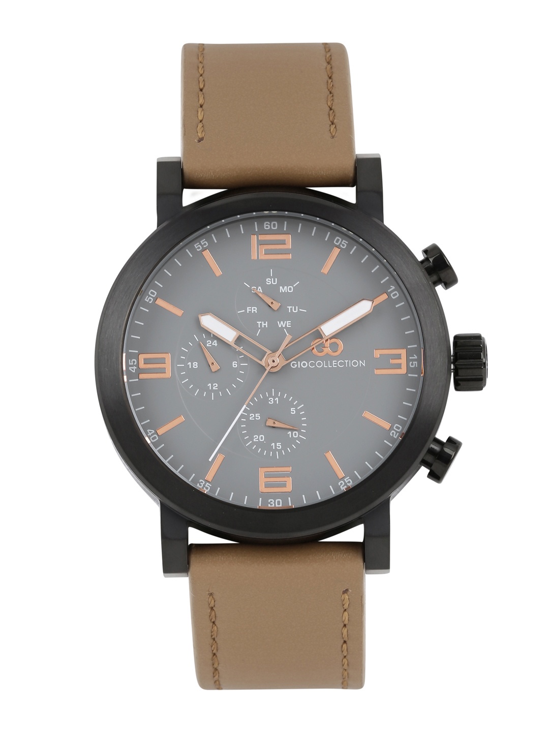 

GIO COLLECTION Men Grey Multi-Function Watch G1012-05