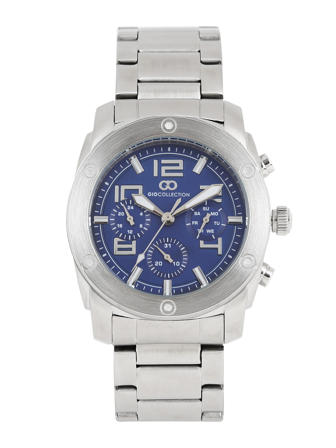 

GIO COLLECTION Men Blue Multifunction Analogue Watch G1015-11
