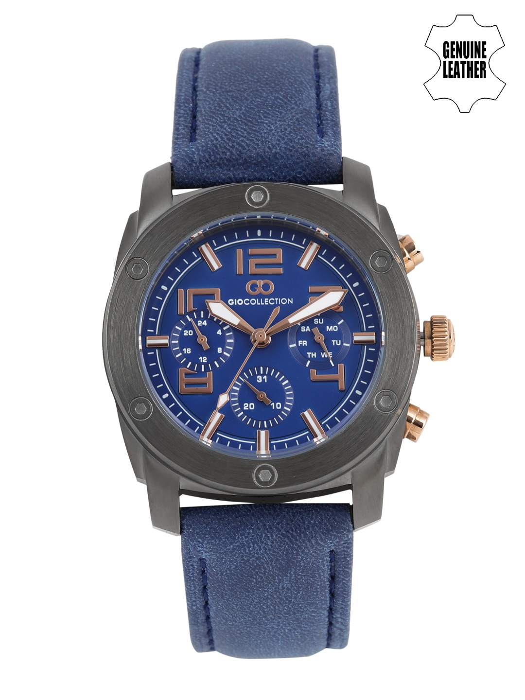 

GIO COLLECTION Men Blue Multifunction Analogue Watch G1016-06