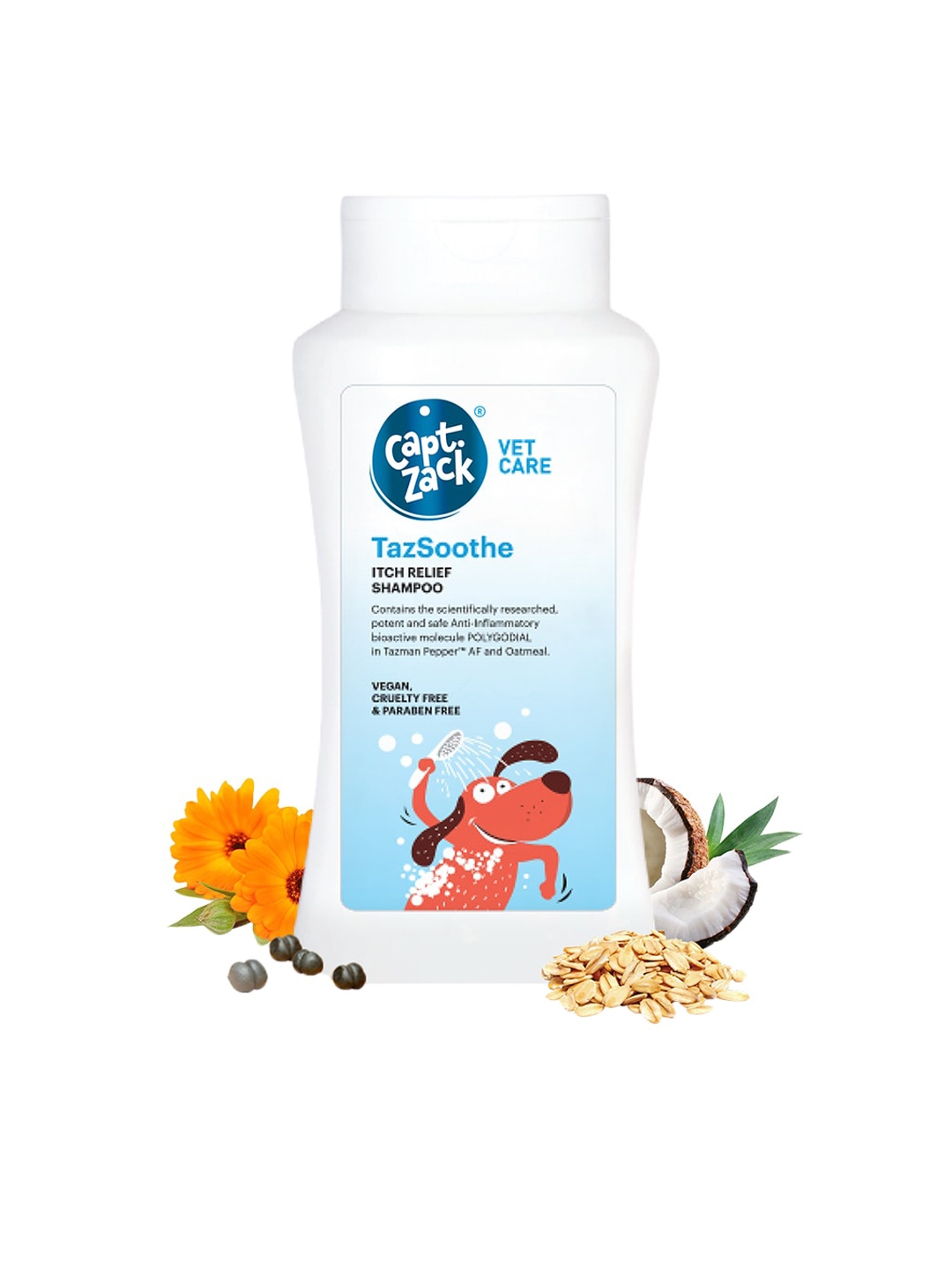 

Captain Zack Dogs TazSoothe Itch Relief Shampoo 50 ml, White