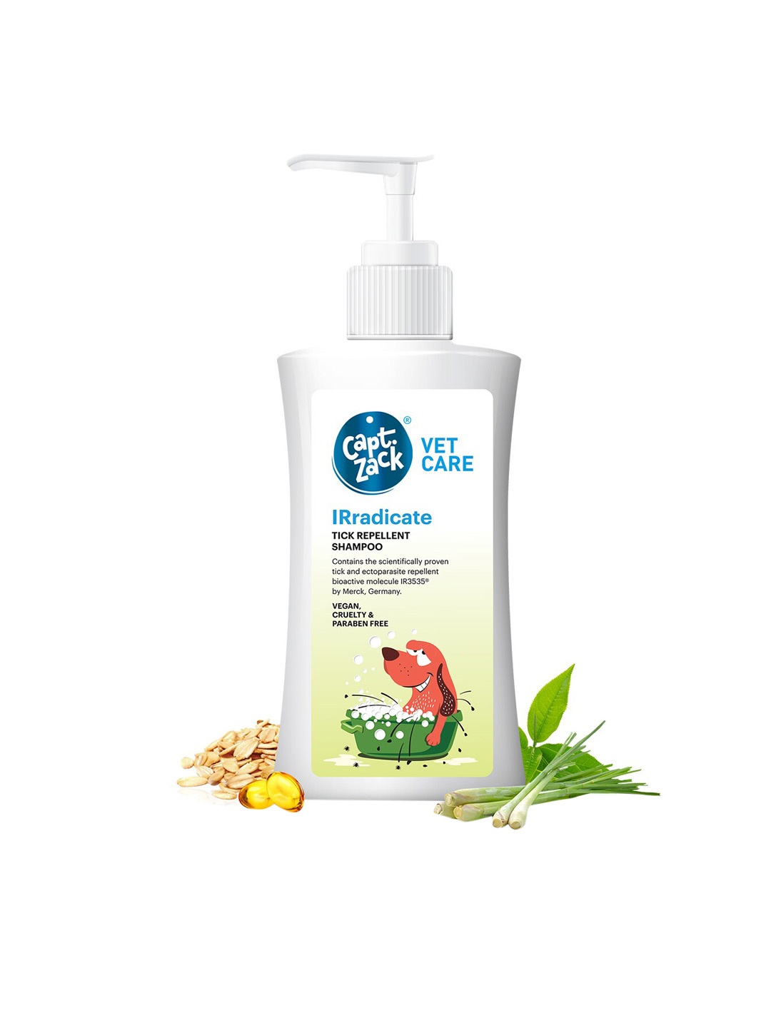 

Captain Zack White IRradicate Tick Repellent Shampoo Vet Care - 500ml