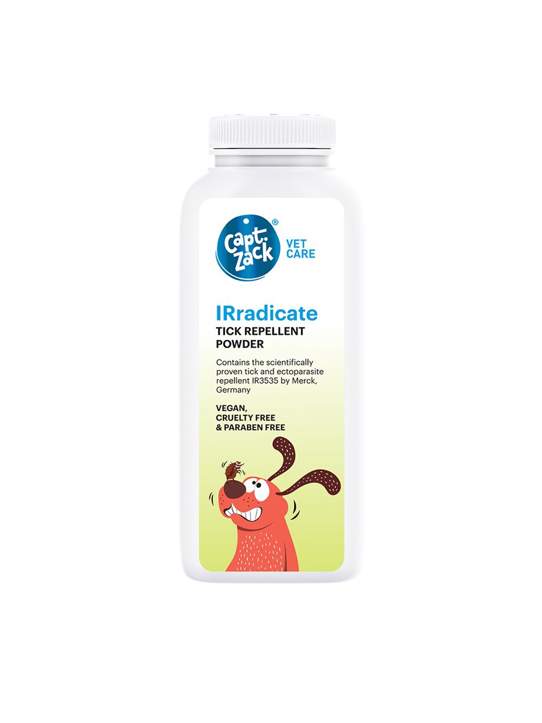 

Captain Zack White Vet Care IRradicate Tick Repellent Powder 75 g