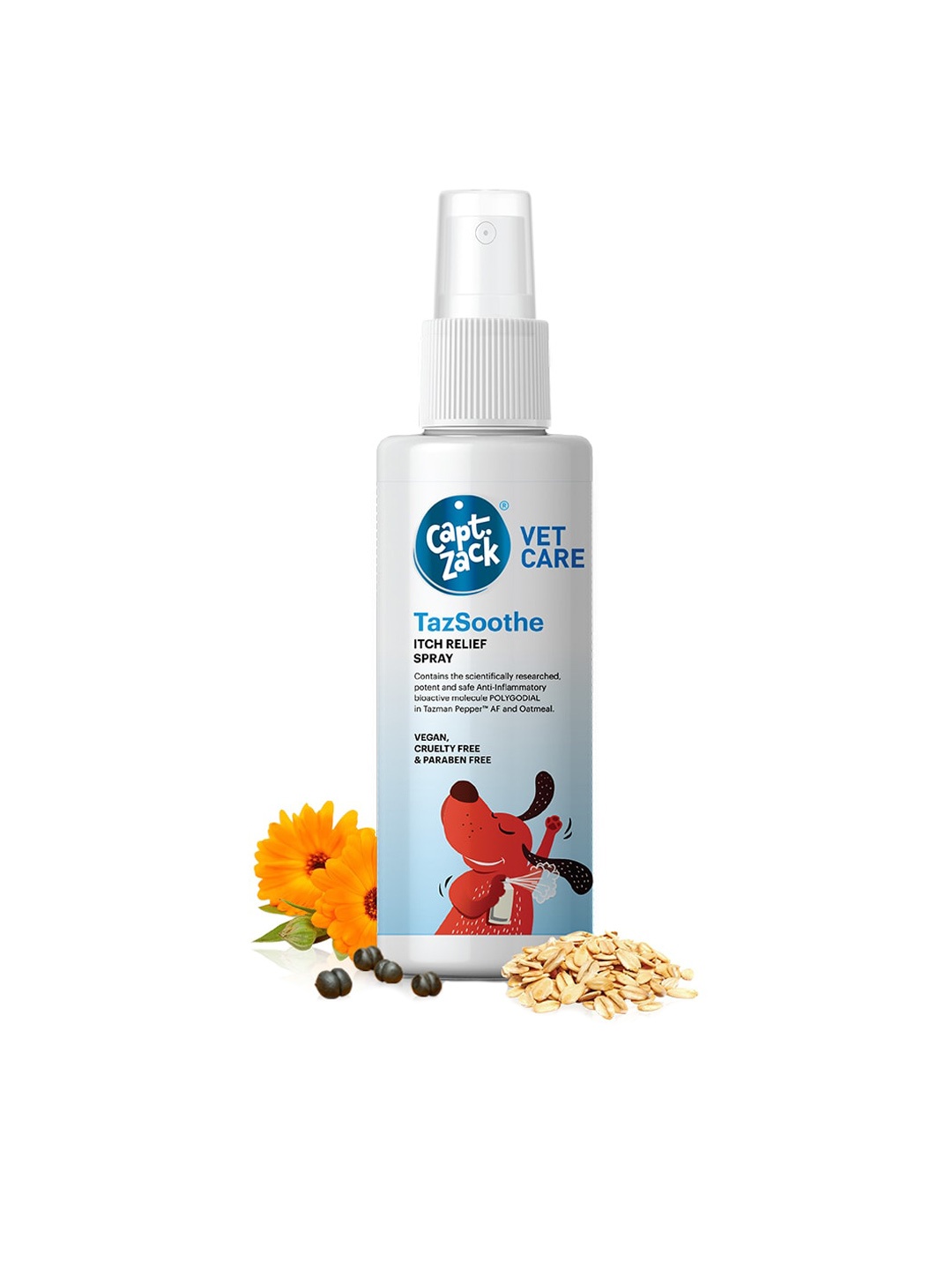 

Captain Zack White Vet Care - Itch Relief Spray for Dogs-50 ml