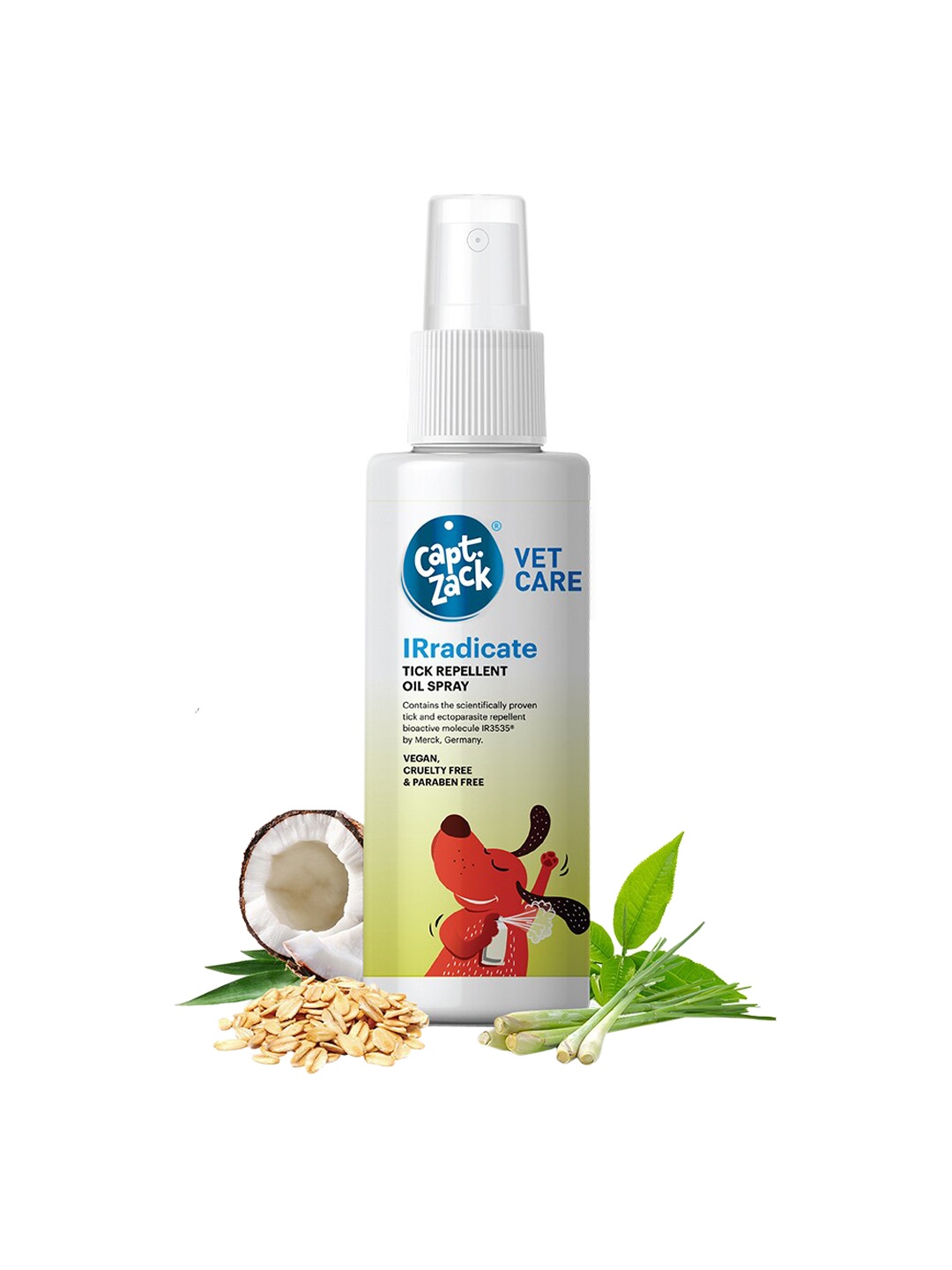 

Captain Zack Tick Repellent Oil Spray 50 ml, White