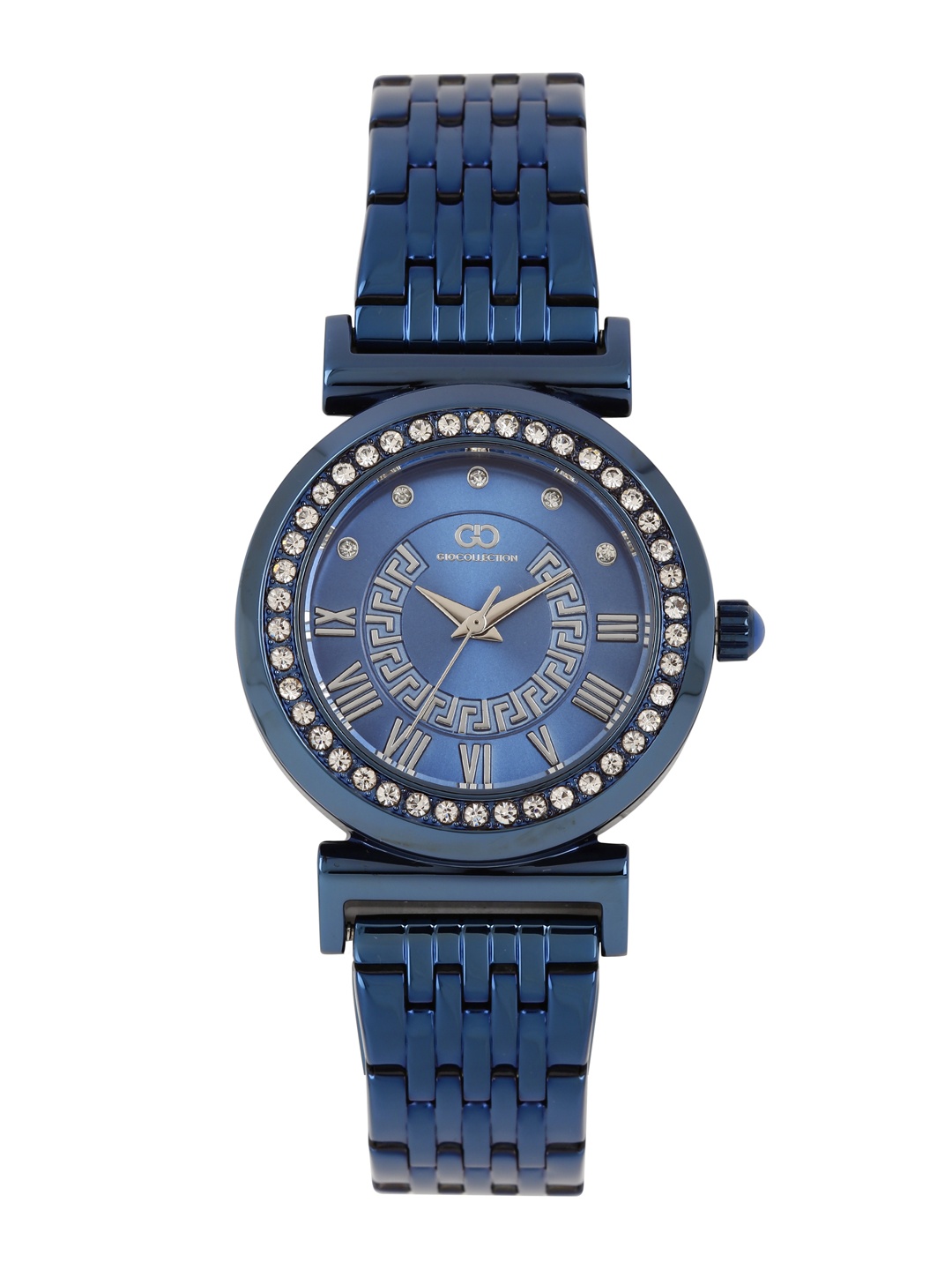 

GIO COLLECTION Women Blue Embellished Analogue Watch G2020-99