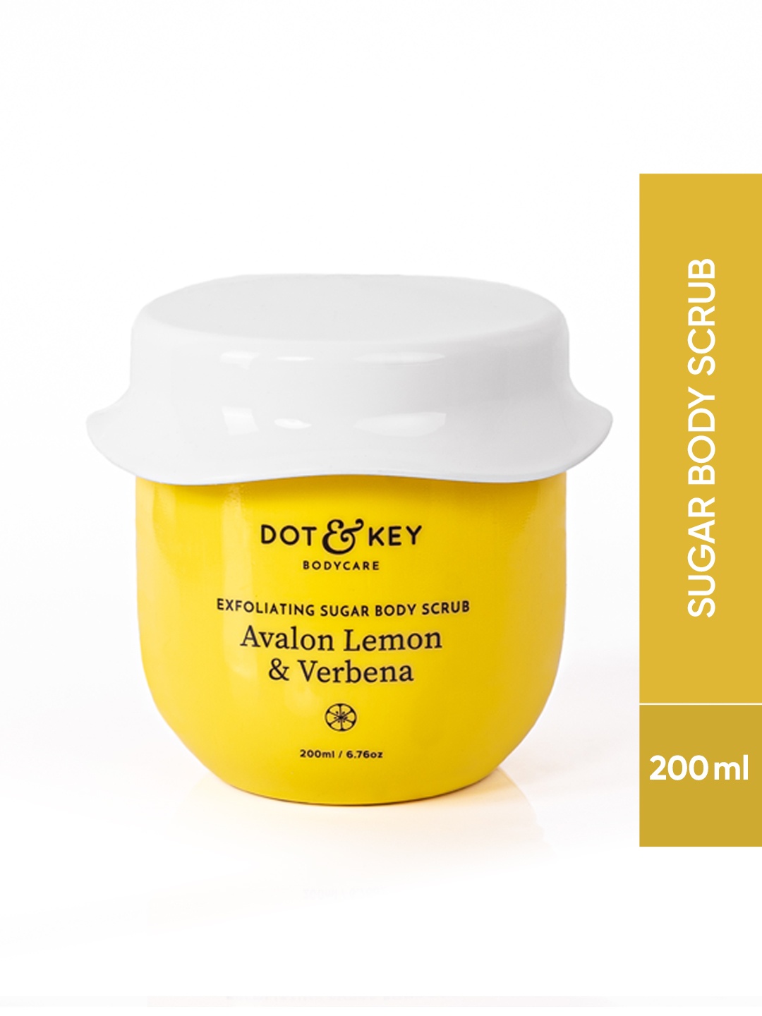

DOT & KEY Yellow Avalon Lemon & Verbena Exfoliating Sugar Body Scrub - 200 ml