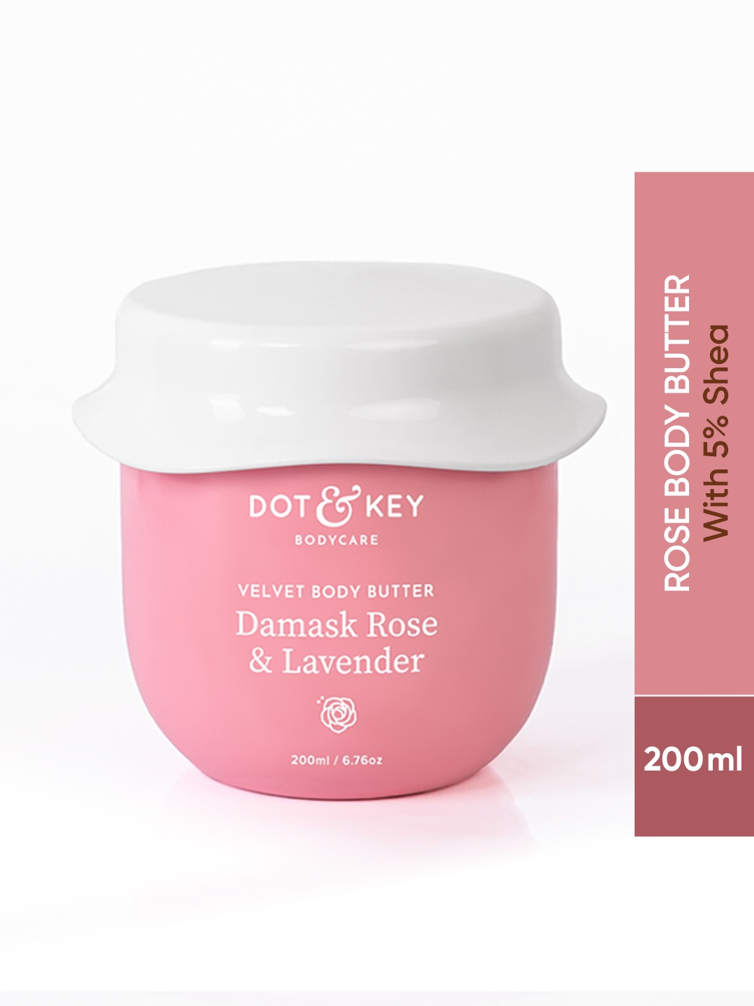 

DOT & KEY Pink Damask Rose & Lavender Velvet Body Butter With 5% shea - 200 ml