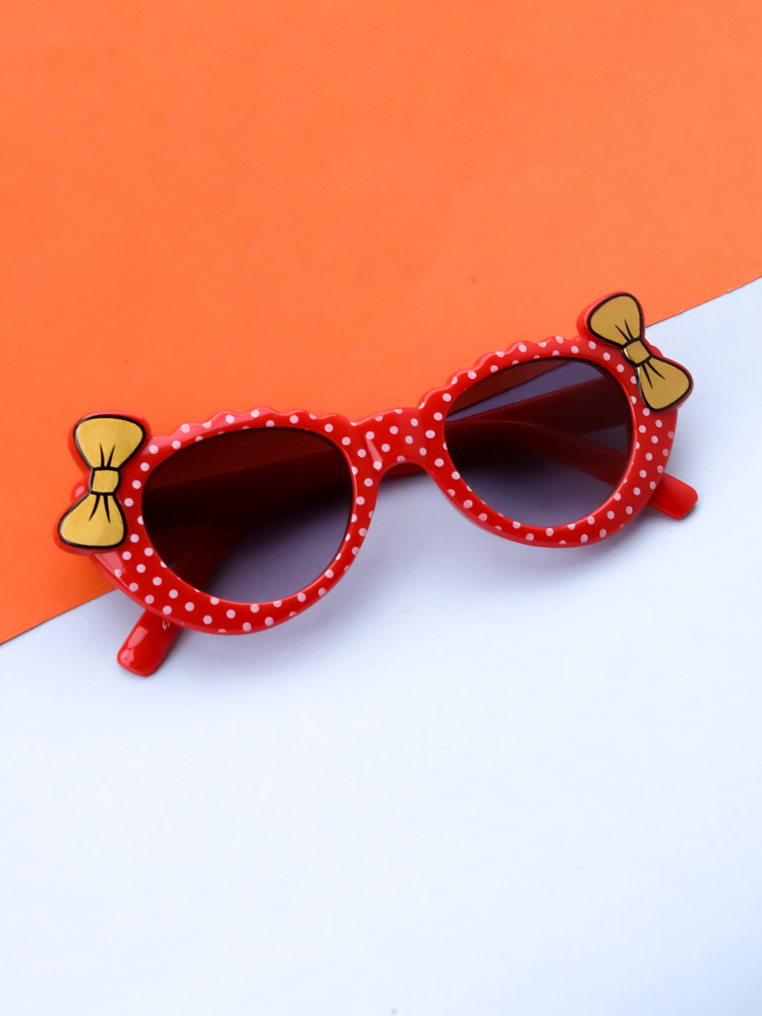 

Spiky Unisex Kids Purple Lens & Red Cateye Sunglasses with UV Protected Lens