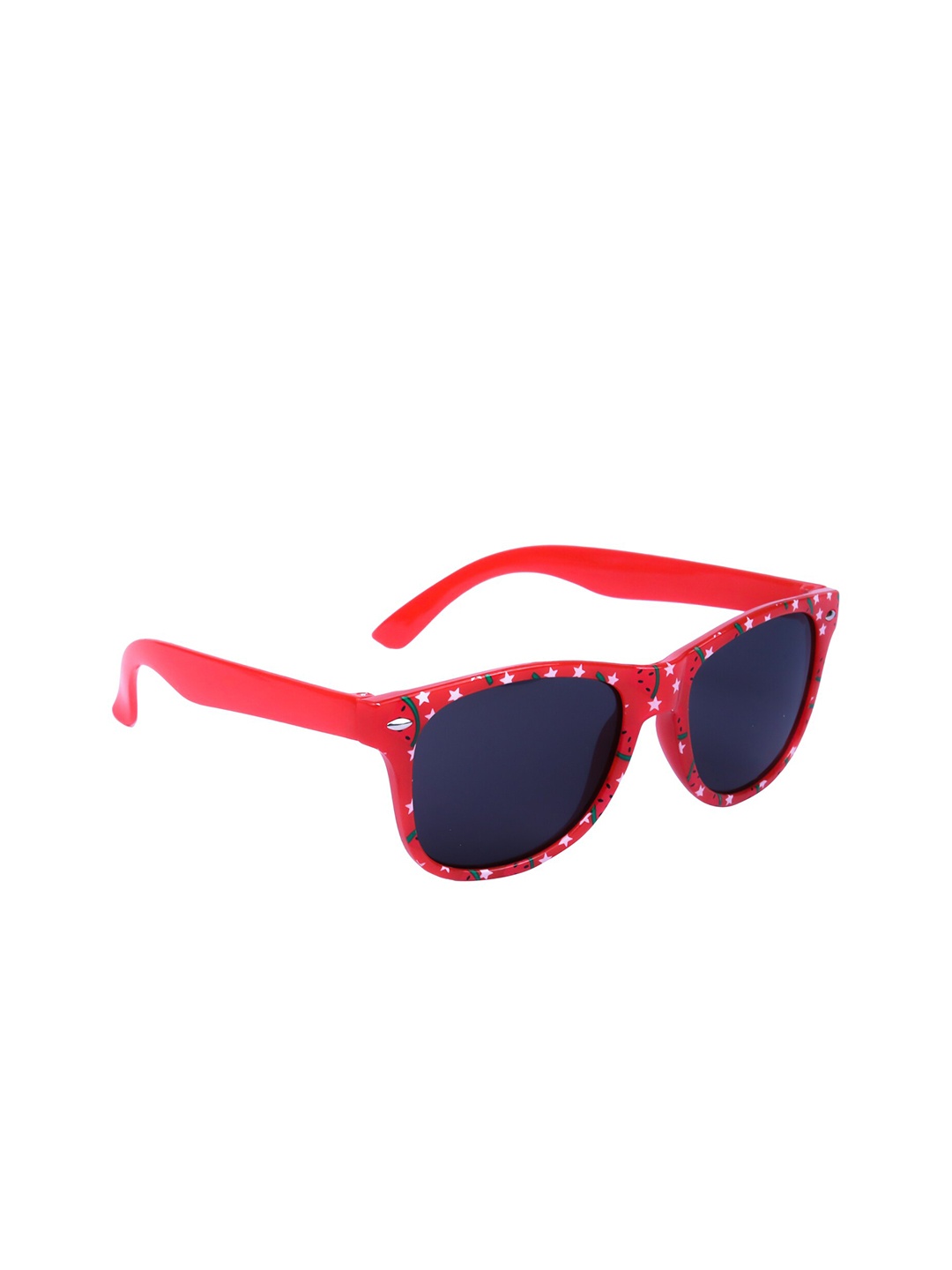 

Spiky Kids Black Lens & Red Wayfarer Sunglasses with UV Protected Lens Zwm_Red_Blk