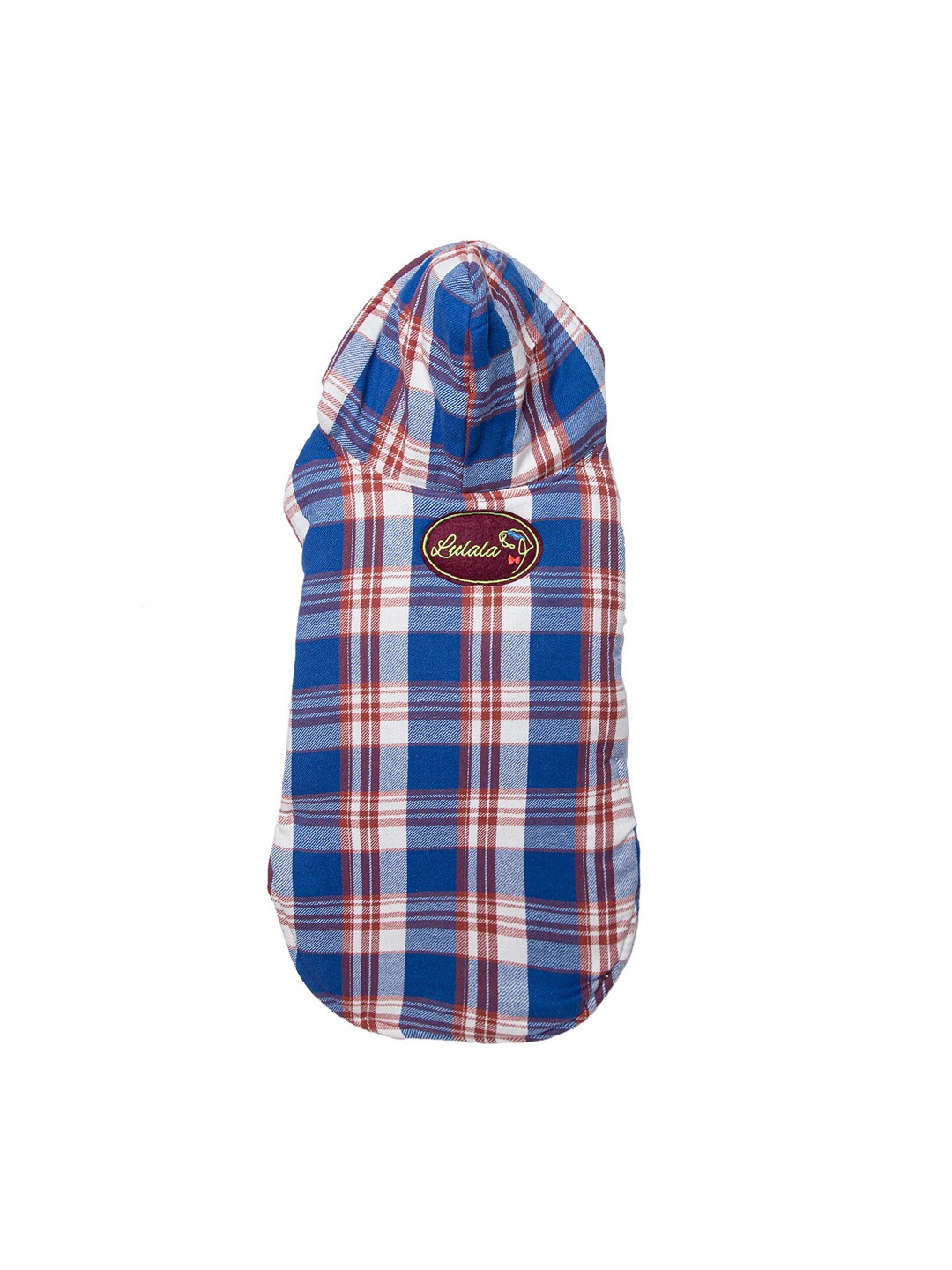 

Lulala Blue & Burgundy Checked Dog Winter Jacket